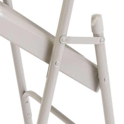 Image showing 5 th National Public Seating 50 Series All-Steel Folding Chairs, 480 lb. Capacity, 4-Pack