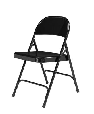 Image showing  50 Series All-Steel Folding Chairs, 480 lb. Capacity, 4-Pack