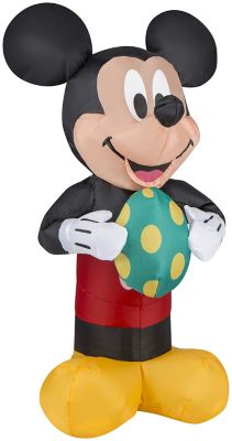 Gemmy Airdorable Airblown Easter Mickey Mouse with Egg