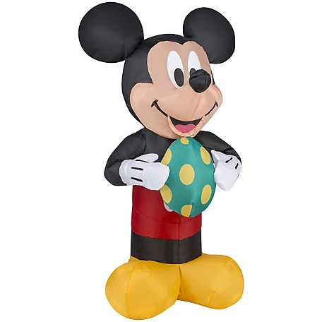 Gemmy Airdorable Airblown Easter Mickey Mouse with Egg