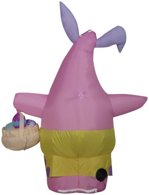 Image showing  48.03 in. Patrick in Easter Outfit Indoor/Outdoor Inflatable Easter Decoration