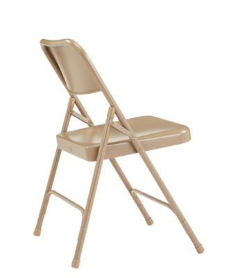 Image showing  200 Series Premium All-Steel Double Hinge Folding Chairs, 4 pk.