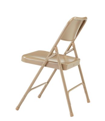 Image showing  200 Series Premium All-Steel Double Hinge Folding Chairs, 4 pk.