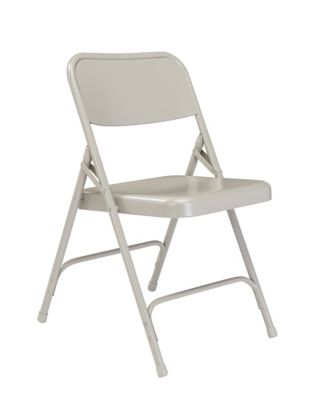 Image showing  200 Series Premium All-Steel Double Hinge Folding Chairs, 4 pk.