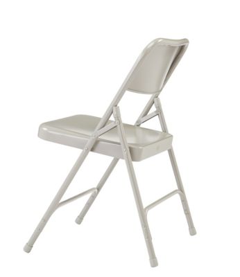 Image showing  200 Series Premium All-Steel Double Hinge Folding Chairs, 4 pk.