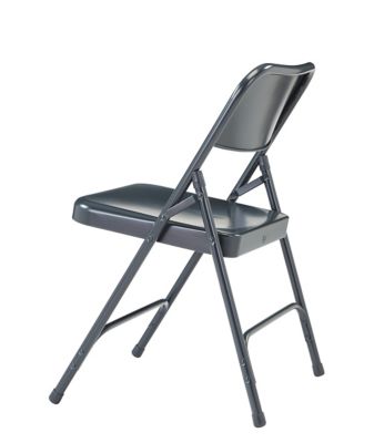 Image showing  200 Series Premium All-Steel Double Hinge Folding Chairs, 4 pk.