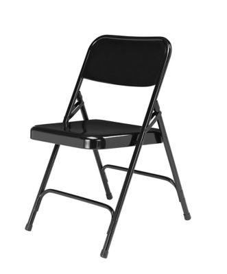 Image showing  200 Series Premium All-Steel Double Hinge Folding Chairs, 4 pk.