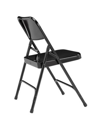 Image showing  200 Series Premium All-Steel Double Hinge Folding Chairs, 4 pk.