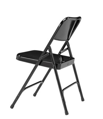 Image showing  200 Series Premium All-Steel Double Hinge Folding Chairs, 4 pk.