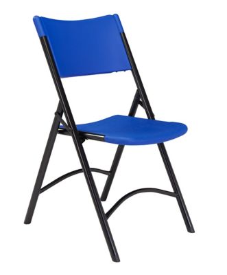 Image showing  600 Series Heavy-Duty Plastic Folding Chairs, 300 lb. Capacity, 4-Pack