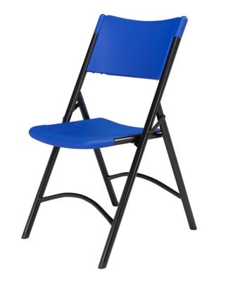Image showing  600 Series Heavy-Duty Plastic Folding Chairs, 300 lb. Capacity, 4-Pack