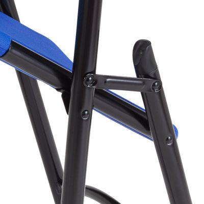 Image showing 5 th National Public Seating 600 Series Heavy-Duty Plastic Folding Chairs, 300 lb. Capacity, 4-Pack