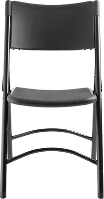 Image showing 2 th National Public Seating 600 Series Heavy-Duty Plastic Folding Chairs, 300 lb. Capacity, 4-Pack