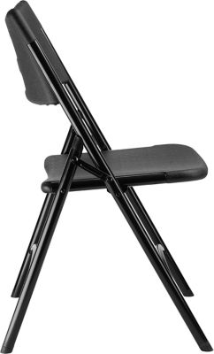 Image showing 3 th National Public Seating 600 Series Heavy-Duty Plastic Folding Chairs, 300 lb. Capacity, 4-Pack