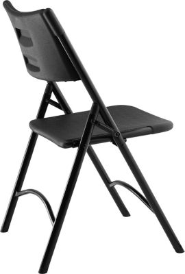 Image showing 4 th National Public Seating 600 Series Heavy-Duty Plastic Folding Chairs, 300 lb. Capacity, 4-Pack