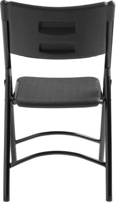 Image showing 6 th National Public Seating 600 Series Heavy-Duty Plastic Folding Chairs, 300 lb. Capacity, 4-Pack