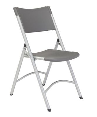 Image showing  600 Series Heavy-Duty Plastic Folding Chairs, 300 lb. Capacity, 4-Pack