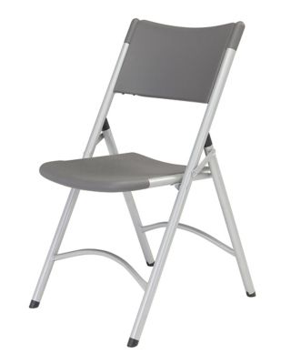 Image showing  600 Series Heavy-Duty Plastic Folding Chairs, 300 lb. Capacity, 4-Pack