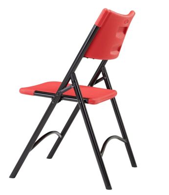 Image showing  600 Series Heavy-Duty Plastic Folding Chairs, 300 lb. Capacity, 4-Pack