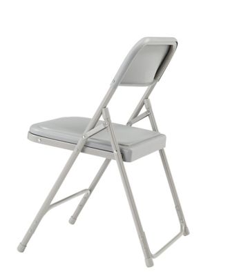 Image showing  800 Series Premium Lightweight Plastic Folding Chairs, 480 lb. Capacity, 4-Pack