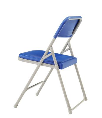Image showing  800 Series Premium Lightweight Plastic Folding Chairs, 480 lb. Capacity, 4-Pack