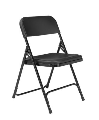 Image showing  800 Series Premium Lightweight Plastic Folding Chairs, 480 lb. Capacity, 4-Pack