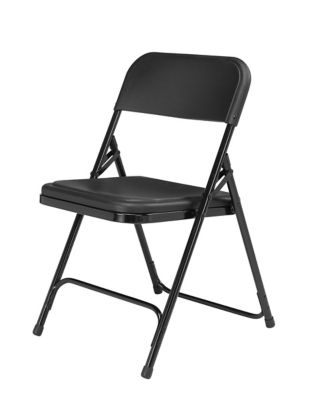 Image showing  800 Series Premium Lightweight Plastic Folding Chairs, 480 lb. Capacity, 4-Pack