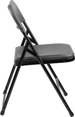 Image showing  800 Series Premium Lightweight Plastic Folding Chairs, 480 lb. Capacity, 4-Pack