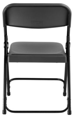 Image showing 6 th National Public Seating 800 Series Premium Lightweight Plastic Folding Chairs, 480 lb. Capacity, 4-Pack