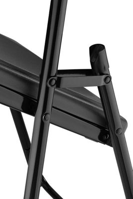 Image showing 7 th National Public Seating 800 Series Premium Lightweight Plastic Folding Chairs, 480 lb. Capacity, 4-Pack
