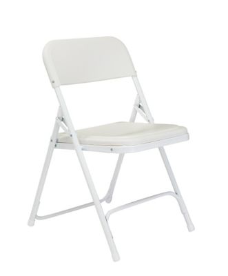 Image showing  800 Series Premium Lightweight Plastic Folding Chairs, 480 lb. Capacity, 4-Pack