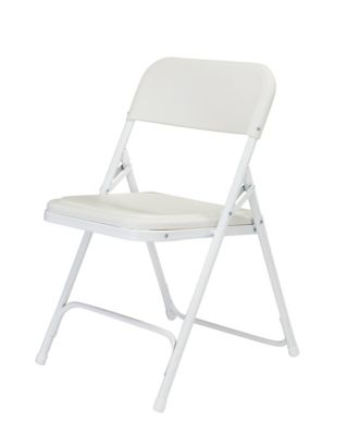 Image showing  800 Series Premium Lightweight Plastic Folding Chairs, 480 lb. Capacity, 4-Pack