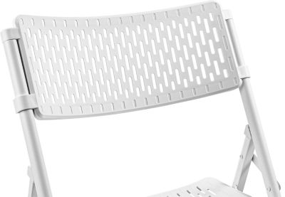 Image showing 6 th National Public Seating AirFlex Series Premium Polypropylene Folding Chairs, 1,000 lb. Capacity, 4-Pack