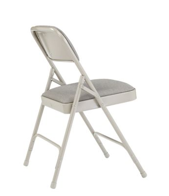 Image showing  2200 Series Deluxe Fabric Upholstered Double Hinge Premium Folding Chairs, 480 lb. Capacity, 4-Pack