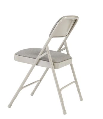 Image showing  2200 Series Deluxe Fabric Upholstered Double Hinge Premium Folding Chairs, 480 lb. Capacity, 4-Pack
