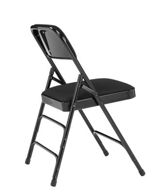 Image showing  2300 Series Deluxe Fabric Upholstered Triple Brace Premium Folding Chairs, 480 lb. Capacity, 4-Pack