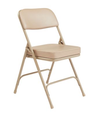 Image showing  3200 Series Premium 2 in. Vinyl Upholstered Double Hinge Folding Chairs, 2-Pack