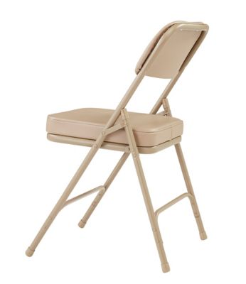 Image showing  3200 Series Premium 2 in. Vinyl Upholstered Double Hinge Folding Chairs, 2-Pack