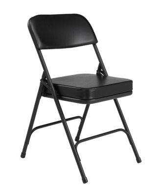Image showing  3200 Series Premium 2 in. Vinyl Upholstered Double Hinge Folding Chairs, 2-Pack