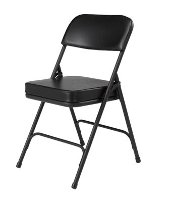 Image showing  3200 Series Premium 2 in. Vinyl Upholstered Double Hinge Folding Chairs, 2-Pack