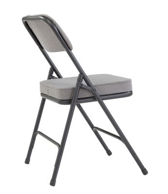 Image showing  3200 Series Premium 2 in. Fabric Upholstered Double Hinge Folding Chairs, 300 lb. Capacity, 2-Pack