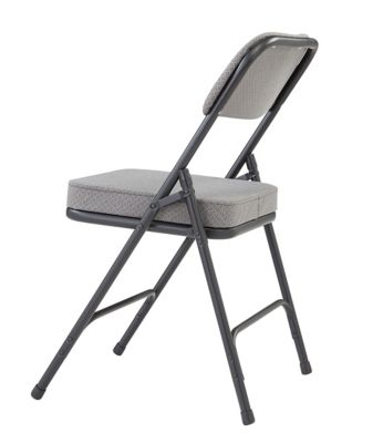 Image showing  3200 Series Premium 2 in. Fabric Upholstered Double Hinge Folding Chairs, 300 lb. Capacity, 2-Pack
