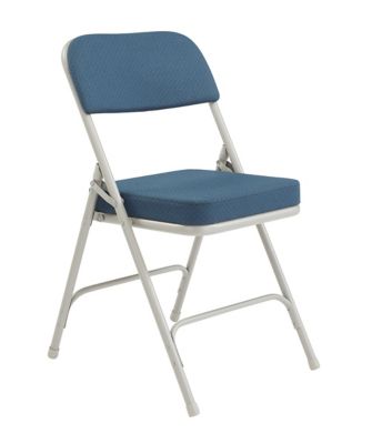 Image showing  3200 Series Premium 2 in. Fabric Upholstered Double Hinge Folding Chairs, 300 lb. Capacity, 2-Pack