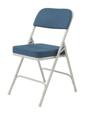 Image showing  3200 Series Premium 2 in. Fabric Upholstered Double Hinge Folding Chairs, 300 lb. Capacity, 2-Pack