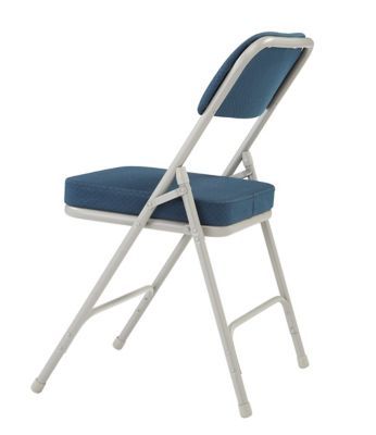 Image showing  3200 Series Premium 2 in. Fabric Upholstered Double Hinge Folding Chairs, 300 lb. Capacity, 2-Pack