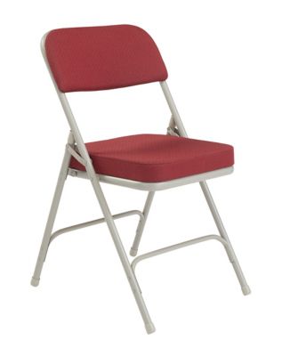 Image showing  3200 Series Premium 2 in. Fabric Upholstered Double Hinge Folding Chairs, 300 lb. Capacity, 2-Pack