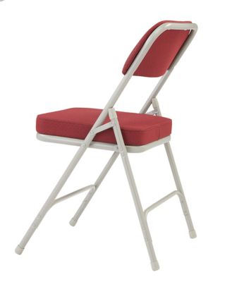 Image showing  3200 Series Premium 2 in. Fabric Upholstered Double Hinge Folding Chairs, 300 lb. Capacity, 2-Pack