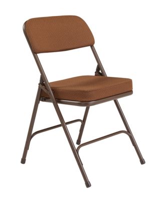 Image showing  3200 Series Premium 2 in. Fabric Upholstered Double Hinge Folding Chairs, 300 lb. Capacity, 2-Pack