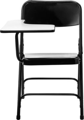 National Public Seating 5200 Series Right Side Tablet Arm Folding Chairs, 2-Pack