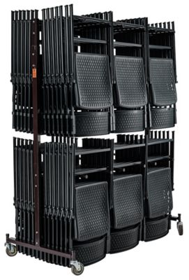 Image showing  Double-Tier Hanging Chair Truck with High-Back Chair Extension Bar